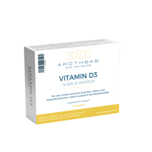 Vitamin D3 14.000 IE Kapseln